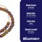 The Bead Chest Bawku Bumblebee Fused Recycled Glass Beads 14mm Ghana African Multicolor Round Large Hole 30 Inch Strand Handmade Fair Trade